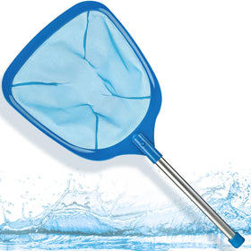 FEED GARDEN hot tub skimmer net with aluminum pole for easy debris pickup