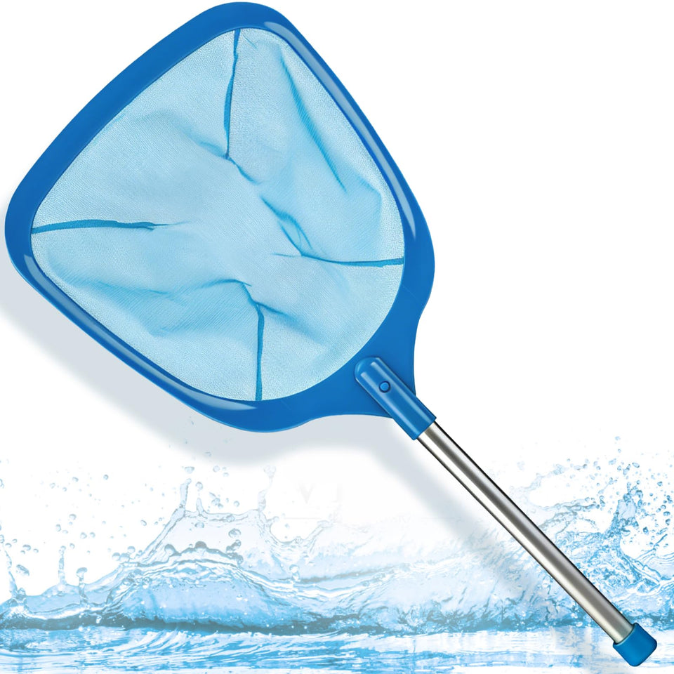 FEED GARDEN hot tub skimmer net with aluminum pole for easy debris pickup