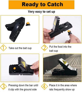 Feeke Mouse Trap is reusable and easy to clean after use.