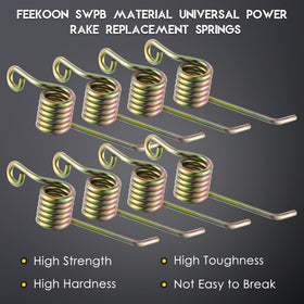 Feekoon dethatcher springs installation step depiction for quick setup