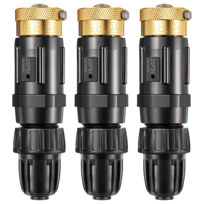 Feekoon drip irrigation faucet adapter kit collection on outdoor faucet for easy watering.