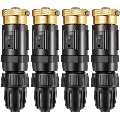 Feekoon drip irrigation faucet adapter kit, ready to connect for simple, mess-free watering.