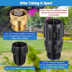 Feekoon garden irrigation setup enables efficient watering across areas.