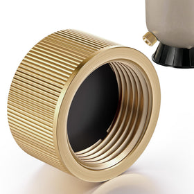 Feekoon SX180HG drain cap for Hayward filters with brass body