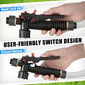 Feekoon trigger sprayer handle offers locking function to reduce hand fatigue during projects.