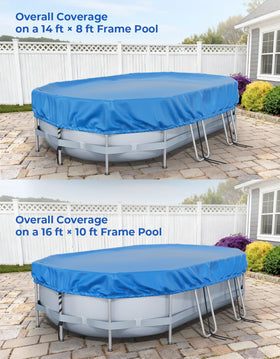 Feelife all-season protection for oval above-ground pools