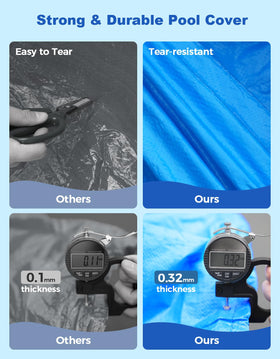 Feelife reduces evaporation by up to 90 percent when covered