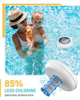 FEHOKINCH solar pool cleaner steel cathode ensures durable performance.