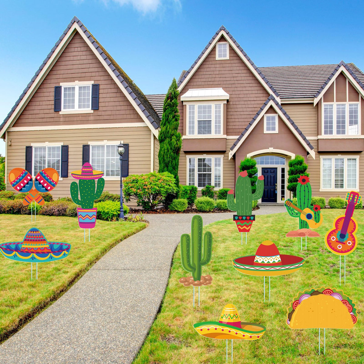 Feifeiya varied-styles yard signs provide versatile outdoor decorating options.
