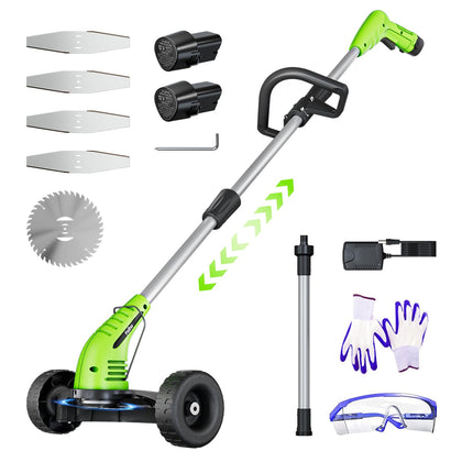 Feihu Electric Weed Wacker compact design for easy edge trimming.