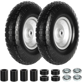 FEILOONG 13-inch wheelbarrow tire for reliable garden work with flat-free design