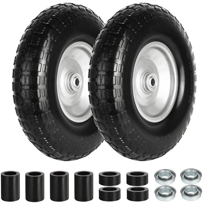 FEILOONG 13-inch wheelbarrow tire for reliable garden work with flat-free design