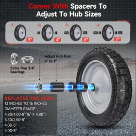 FEILOONG anti-slip tread pattern improving traction on rough terrain.