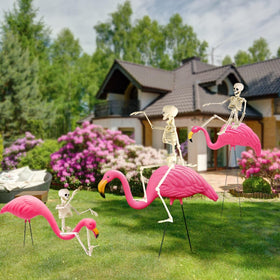 Feir 16-inch skeletons adapt to indoor and outdoor displays with ease.