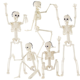 Feir 16-inch skeletons ready for assembly, flexible Halloween displays.