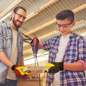 FEISHDEK kids gloves show keystone thumb design for improved dexterity