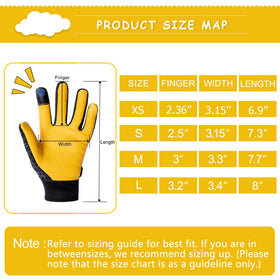 FEISHDEK Kids gloves demonstrating wear-resistance and reliable grip during tasks.