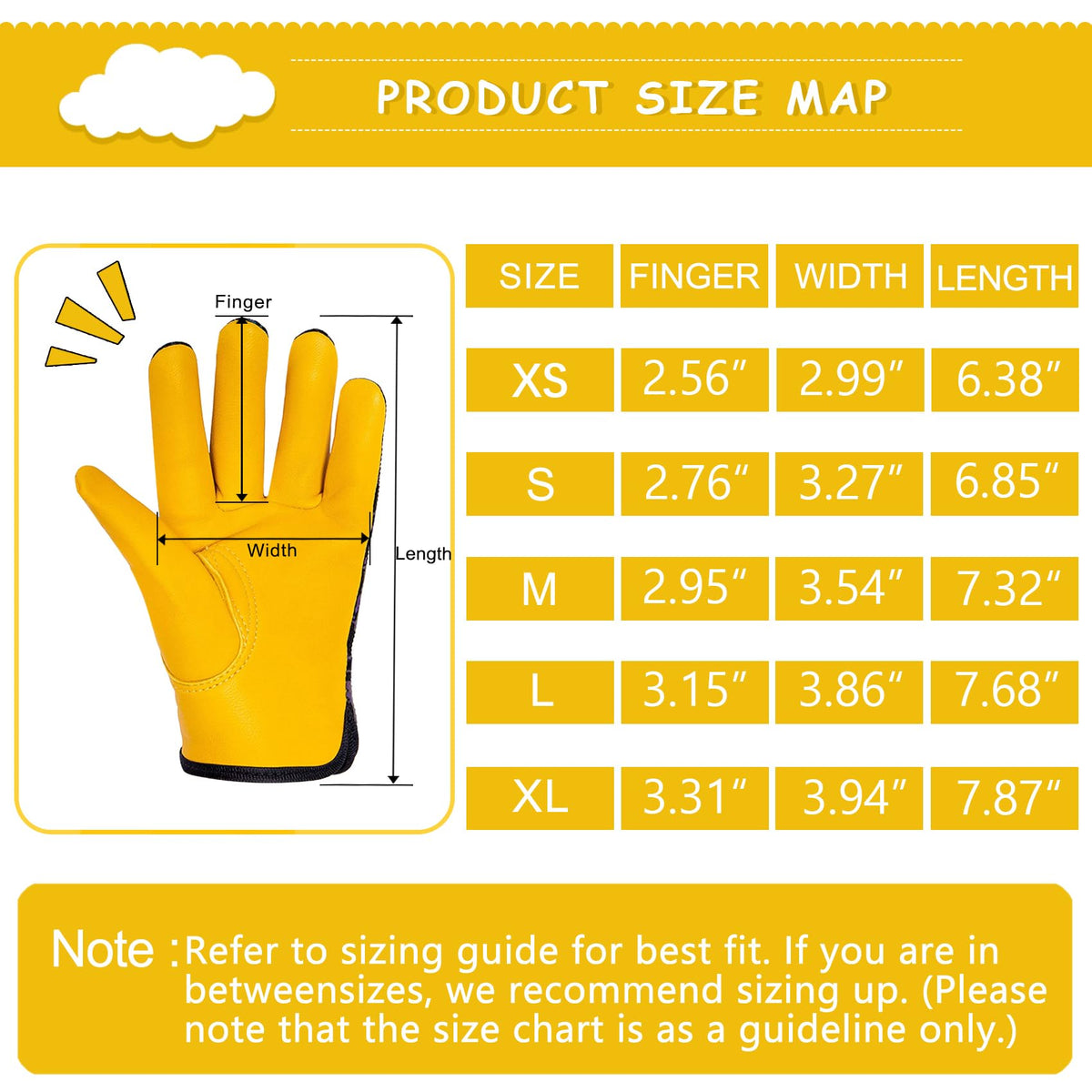 FEISHDEK kids leather gloves wide-application design for painting and yard tasks