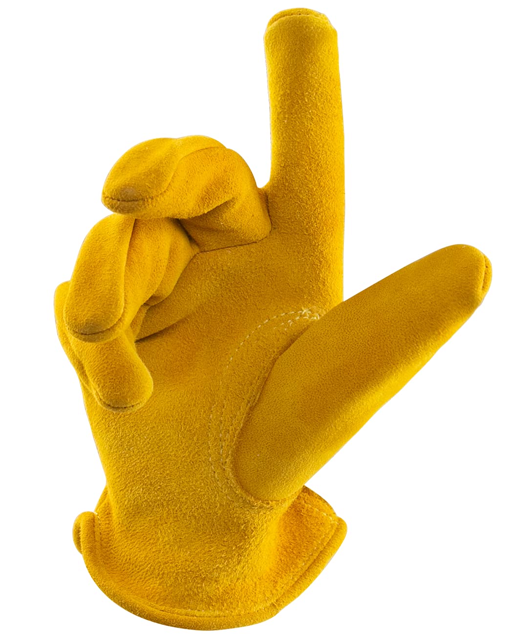 FEISHDEK leather palm gloves for durability and a secure grip.