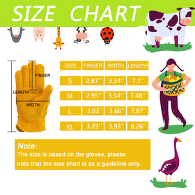 FEISHDEK kids gloves large size for growing children.