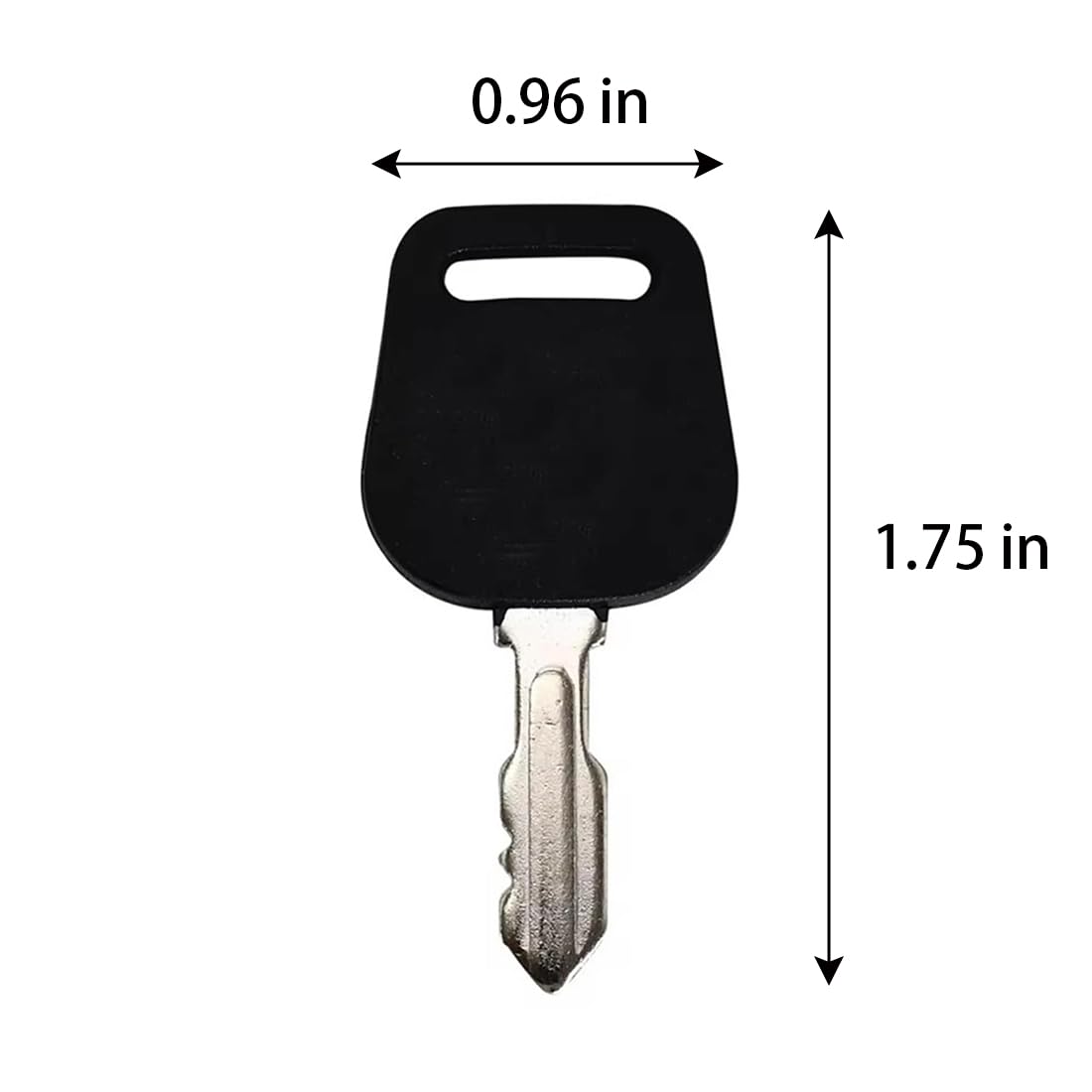 Feishunteng 2-pack ignition keys with ring ready for fast replacements.