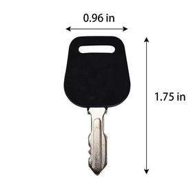 Feishunteng 2-pack ignition keys with ring ready for fast replacements.