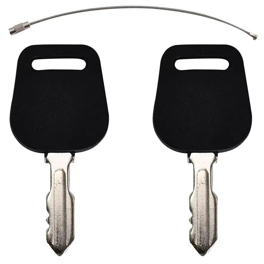 Feishunteng ignition keys front view for quick mower start and reliable access.