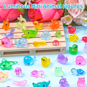 Feivando luminous resin dinosaurs spark imaginative scenes in craft projects after dark