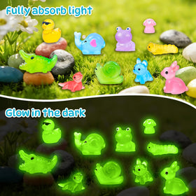 Feivando luminous resin rabbits brighten indoor décor with a gentle glow for DIY projects