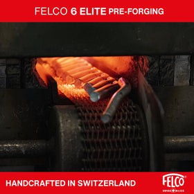 FELCO 6 Elite pruning in a garden setting with fresh cuts.