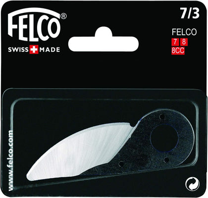 Felco 7-3 replacement blade for F7 and F8 pruners improves pruning precision.