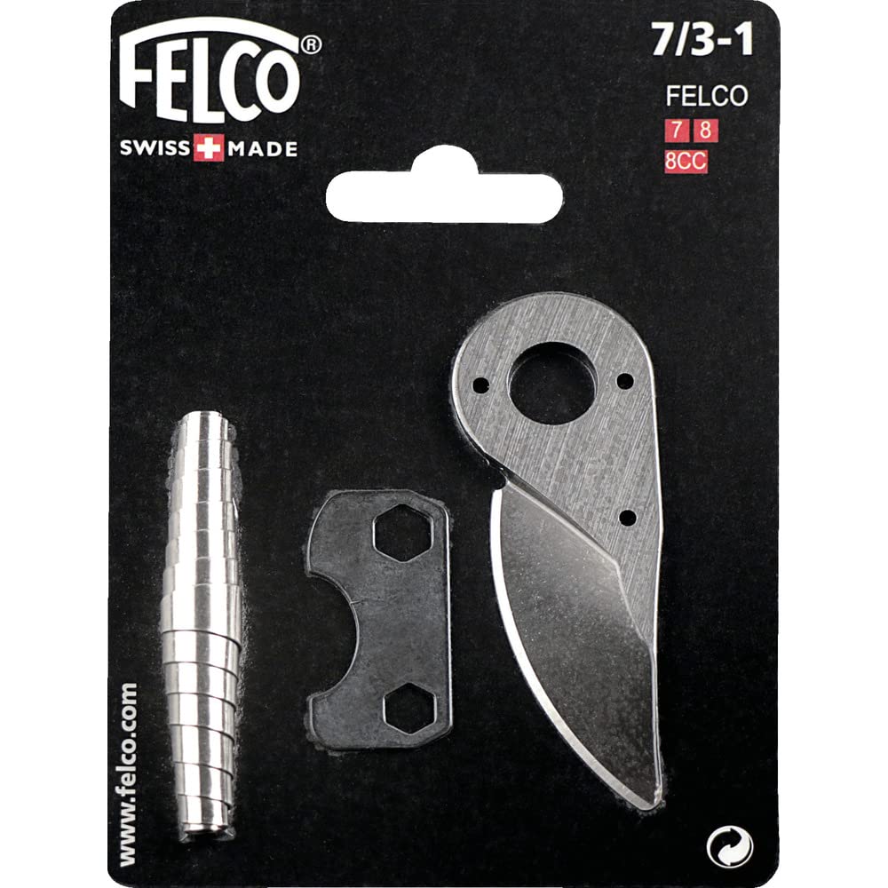 Felco hand pruner replacement blade 7/3 ensures crisp cuts for healthy pruning.