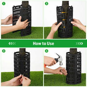 FELISTORY installation kit with zip ties and stakes simplifies setup