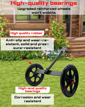 FellDen aluminum U-bracket provides a stable base for trimmers.