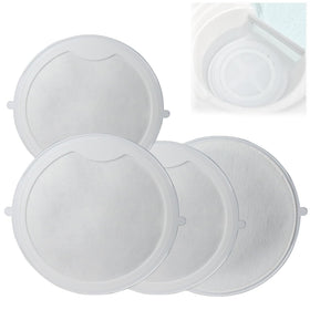 Femitu first filter atop Maax spa skimmer basket for easy installation and pre-filtration
