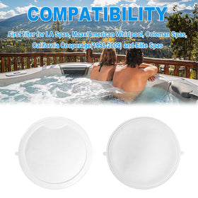 Polypropylene frame detail underscoring durable construction for long-lasting spa parts