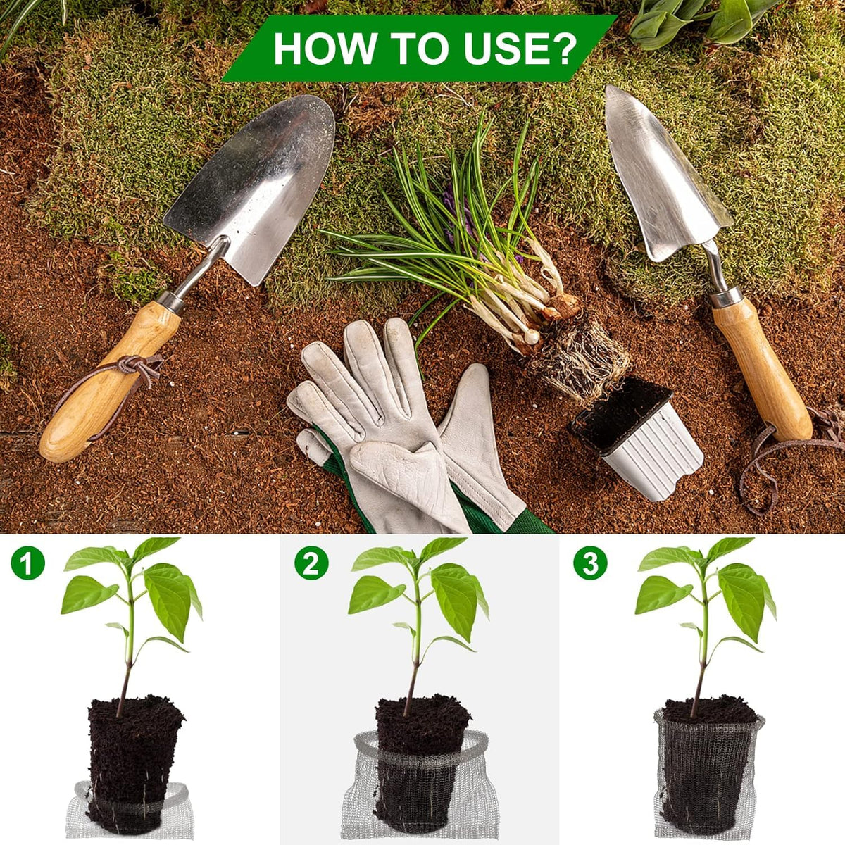 Femitu easy-install setup of the 5-gallon root basket