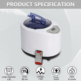 Femitu sauna steamer water tank visibility helps monitor supplies for longer sessions.