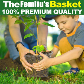 Underground protection with Femitu mesh basket guarding roots