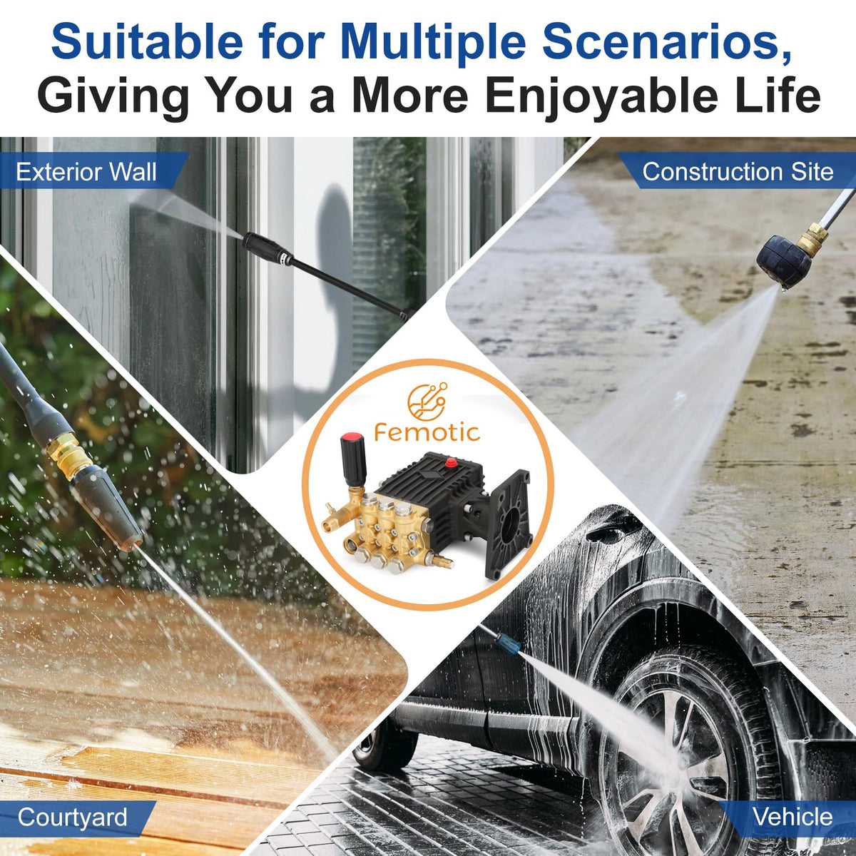Femotic lubricant included supports immediate lubrication for optimal performance