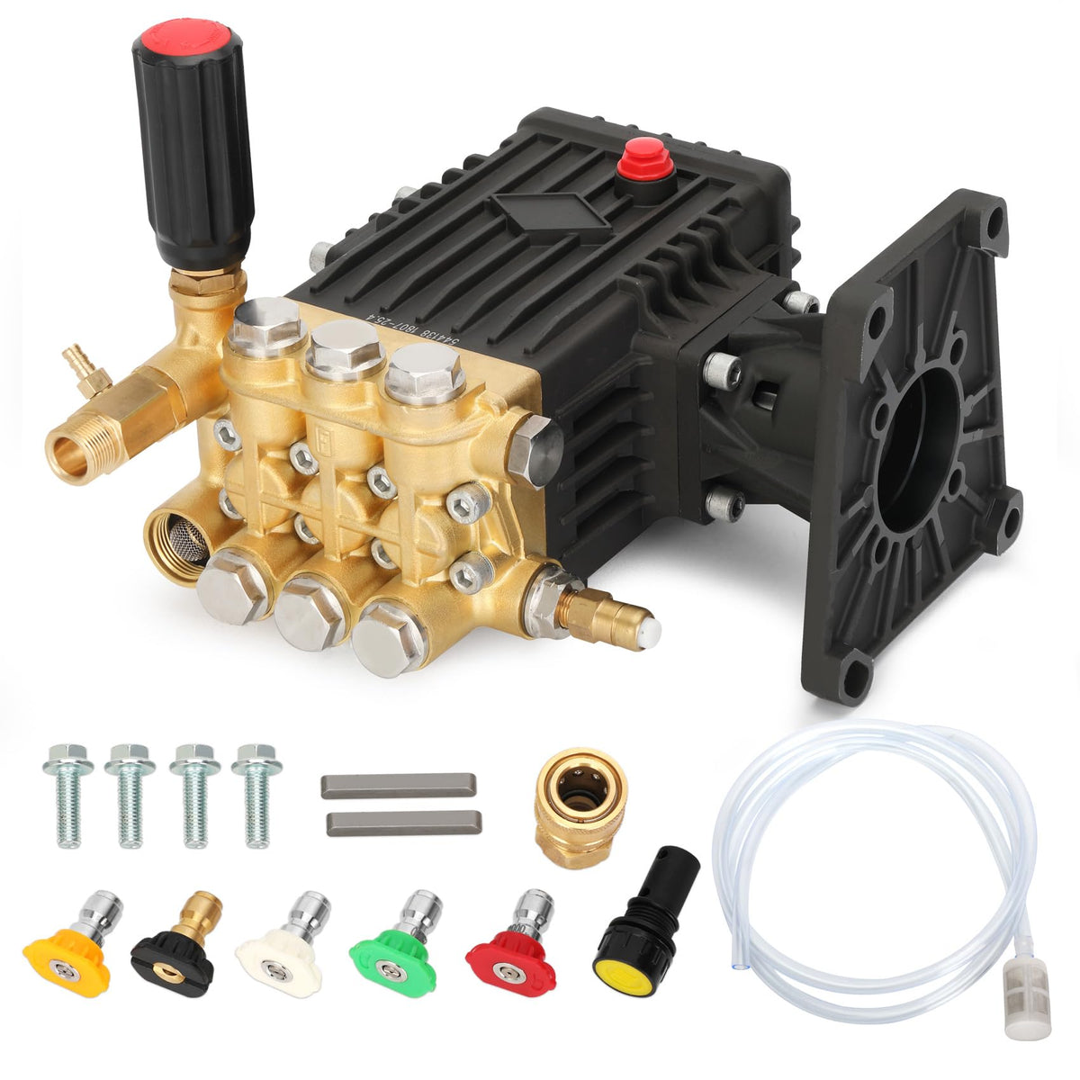 Femotic pump assembly showing robust design for reliable cleaning power
