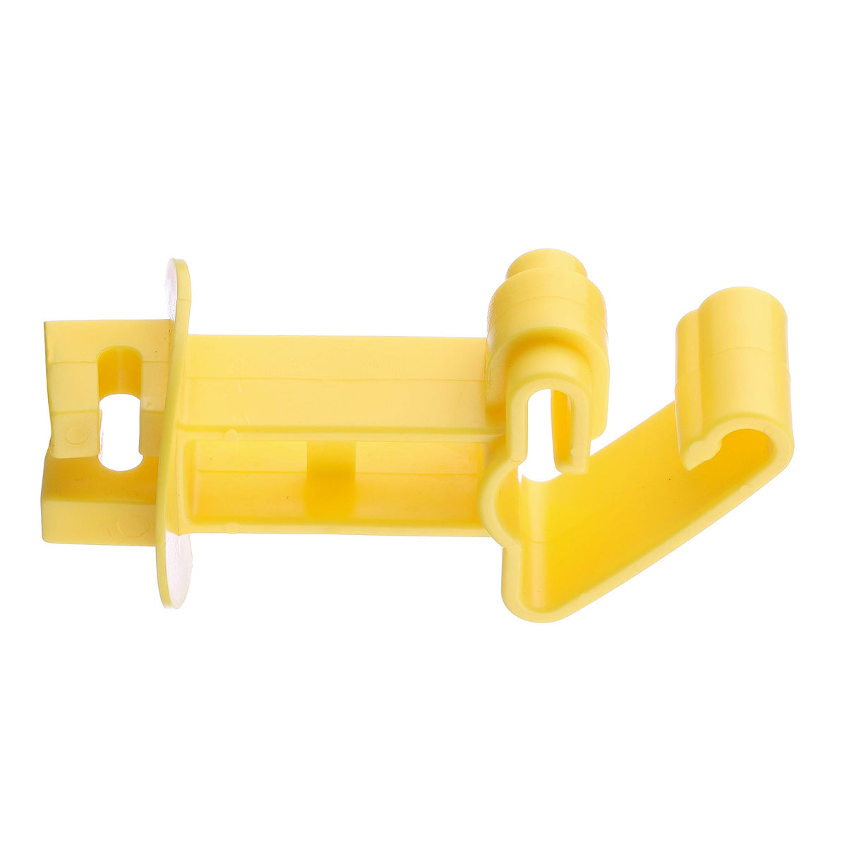 Fence Shock one-piece molded design simplifies fencing without tools.