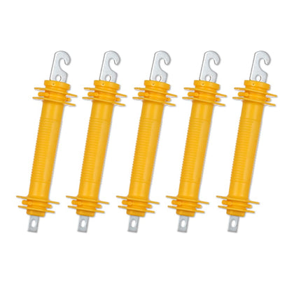 FENCE SHOCK rubber gate handle yellow top-hook for stable, visible mounting.