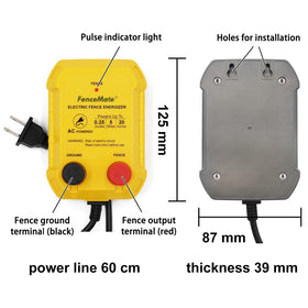 FenceMate high voltage output up to 6 kV for effective deterrence.