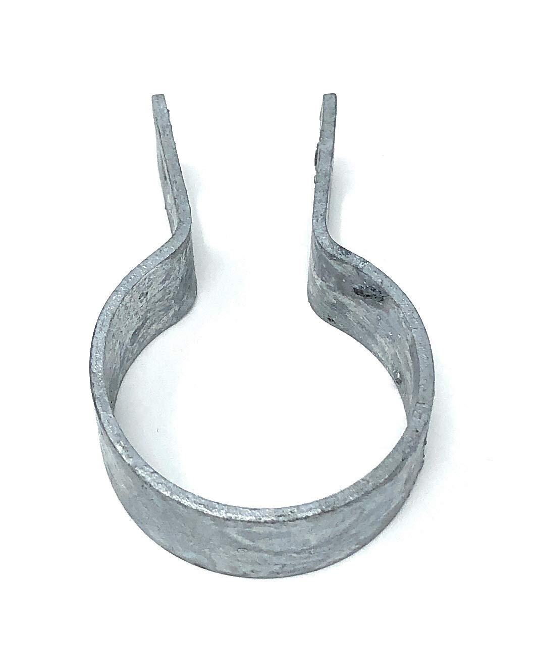 Pressed steel brace band shown for chain link fence assembly by FENCESMART4U.