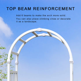 FENCETECH arch supporting climbing plants and vines