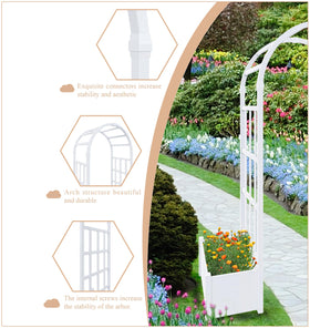 FENCETECH No-Dig vinyl arbor drainage holes prevent water pooling