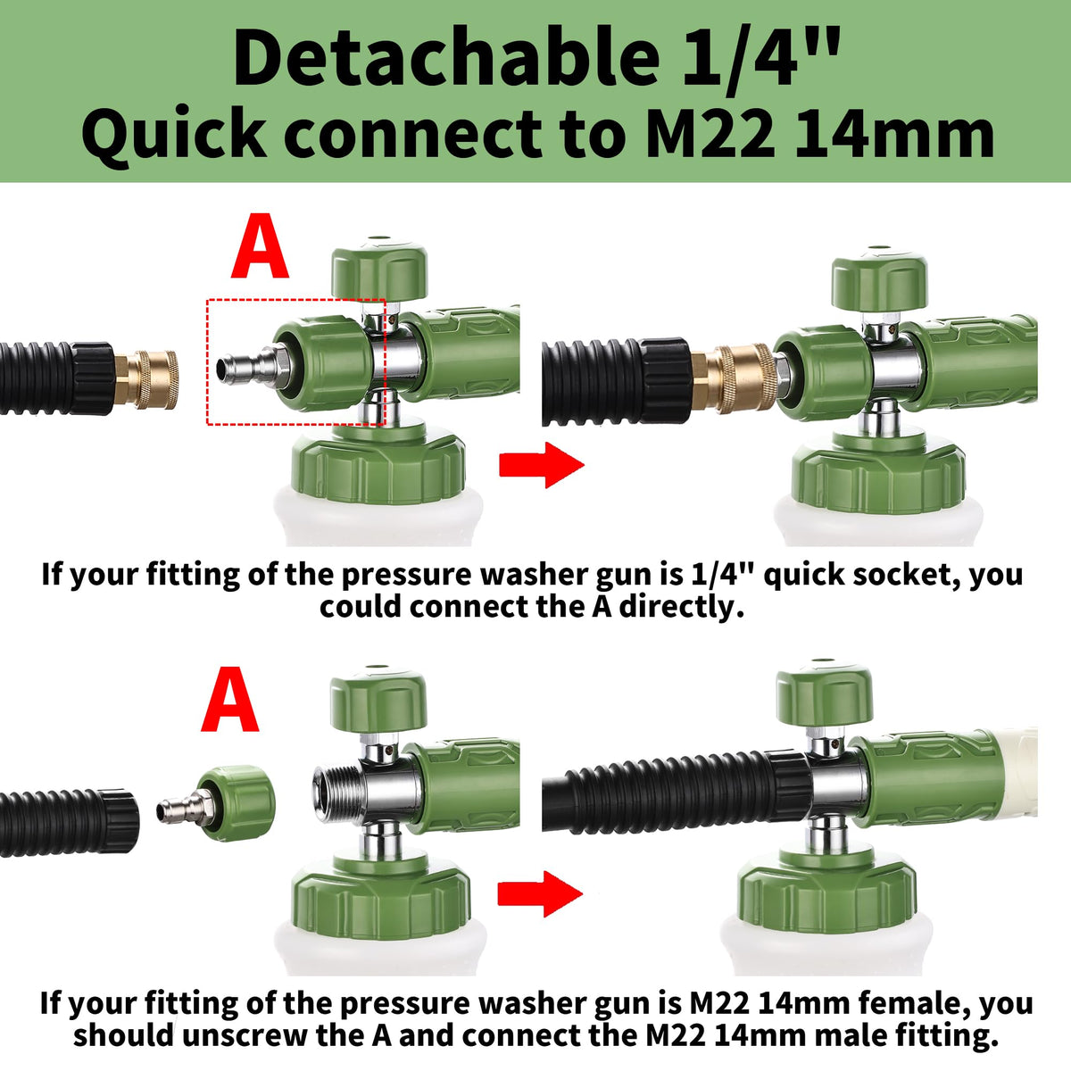 FENG PAI adjustable foam level knob for precise foam density control.