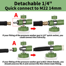 FENG PAI adjustable foam level knob for precise foam density control.