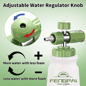 FENG PAI foam cannon quick-connect for easy setup with power washers.